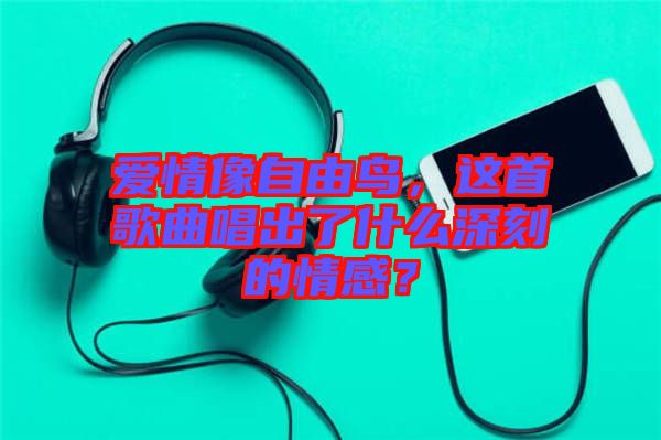 愛情像自由鳥，這首歌曲唱出了什么深刻的情感？