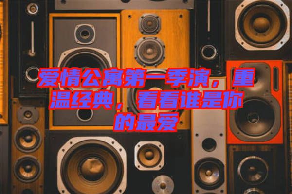 愛情公寓第一季演，重溫經(jīng)典，看看誰是你的最愛