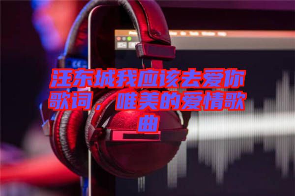 汪東城我應(yīng)該去愛你歌詞，唯美的愛情歌曲