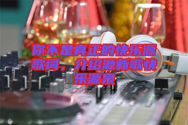 你不是真正的快樂源歌詞，介紹源新歌快樂源泉