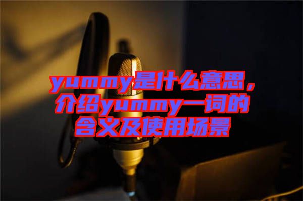 yummy是什么意思，介紹yummy一詞的含義及使用場景